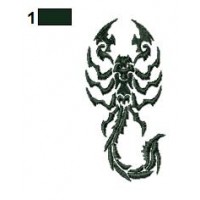 Scorpion Tattoo Embroidery Design 23